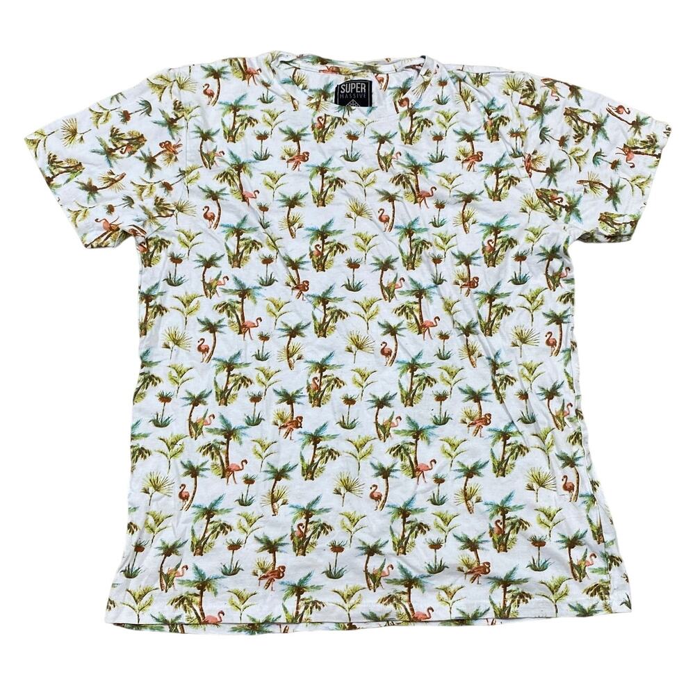 Super Massive Tropical AOP SS T Shirt Men's M